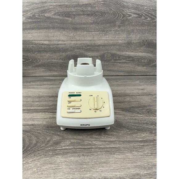 Krups Model 239 White Countertop Blender Parts - Motor Power Base Only - Picture 1 of 6